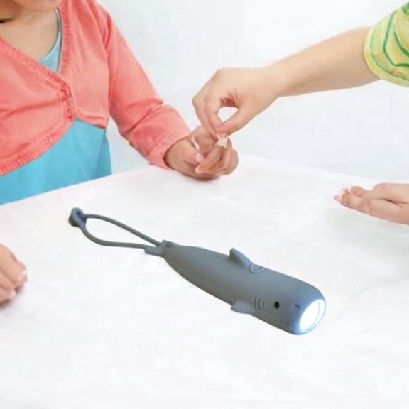 koolsoo Sweet LED Flashlight Portable Pocket Light Ergonomically Handle Animal -shaped Handheld Light for House Outdoors Home Children Night Fishing Shark