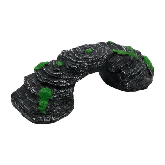 koolsoo Turtle Platform Aquarium Ornament Terrarium Bridge Sturdy Resin Arch for Climbing and Shelter for Turtles Amphibians and Small Reptile Enclosures