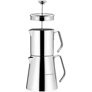 korkmaz A225 Turkish Teapot Set,18/10 Stainless Steel Double French Press Teapot Set with Metal Handles, Samovar Style Tea Kettle with 30 Oz 900ml & 50 Oz 1500ml