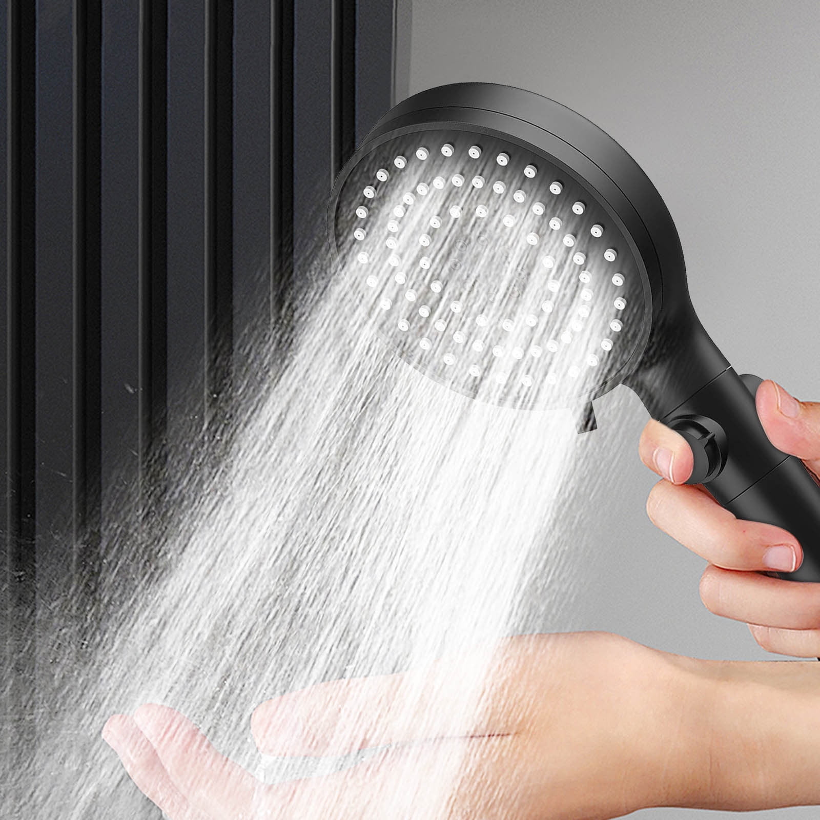kosheko 5Mode HighPressure Handheld Shower Head Water Saving, Ergonomic Design with Quick