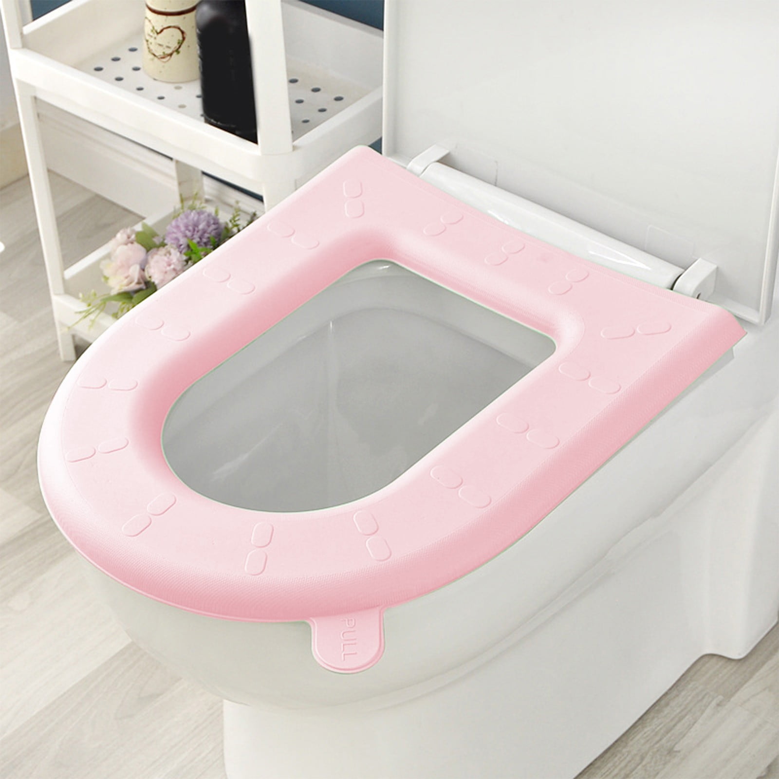 kosheko EVA Toilet Seat Ring for All Seasons with Handle, Waterproof