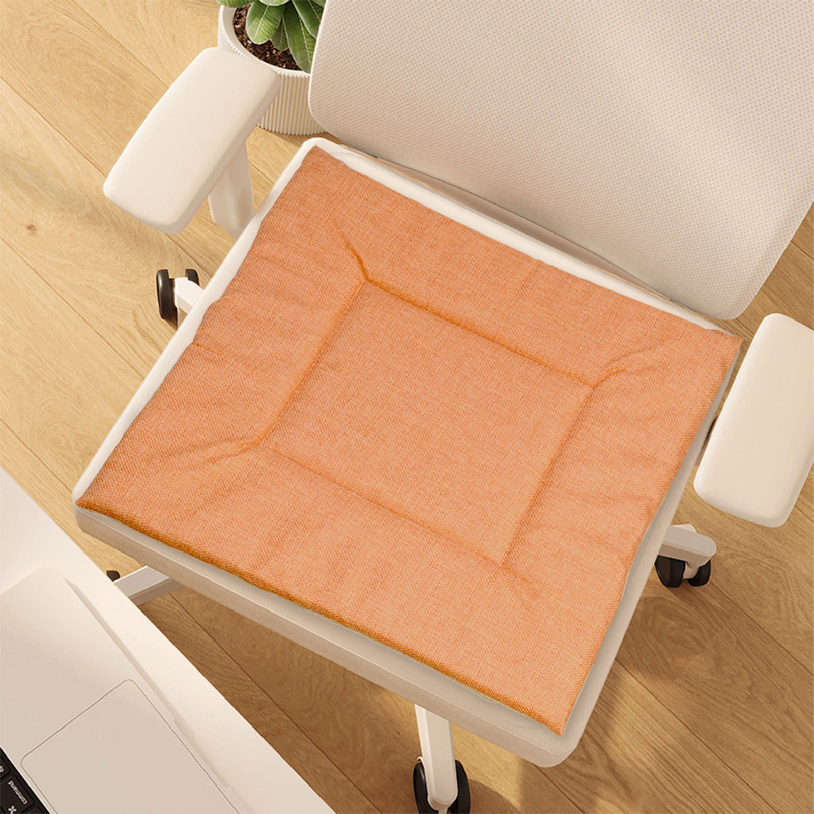 kosheko Linen Sponge Cushion Chair Pad, All Seasons Home Decor, Multi