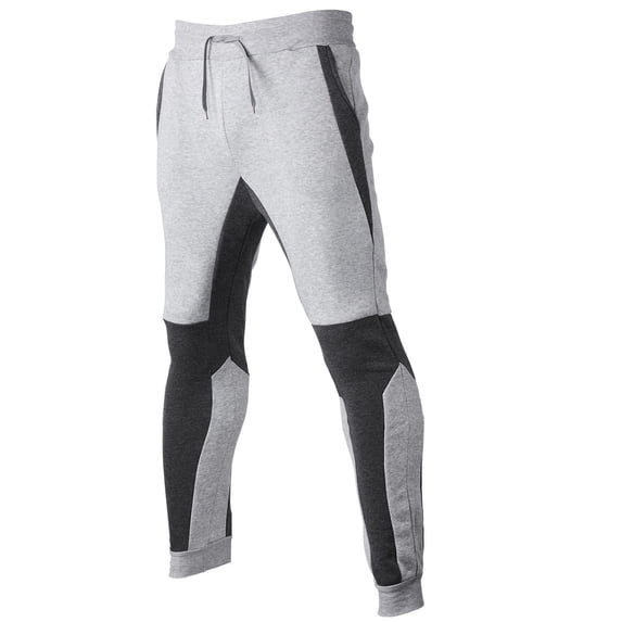 kosheko Men Joggers Chino Cargo Pants Hiking Outdoor Recreation Pants Twill Fitness Track Jogging Pants Casual Sweatpants Trouser Gray XL