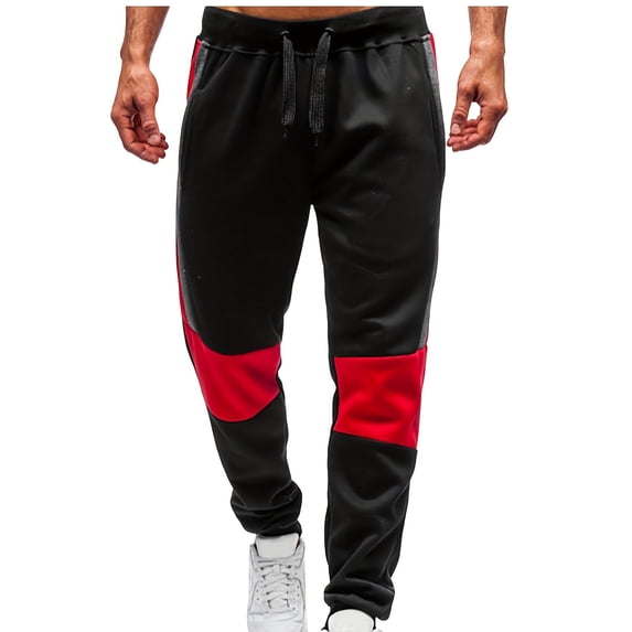 kosheko Mens Sweatpants Joggers Gym Casual Loose Fit Athletic Tapered Jogger Pants Outdoor Workout Running Sweatpants with Pockets Black XXL