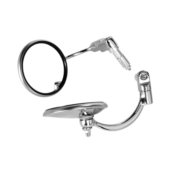 kowaku 2 Pieces Motorcycle Mirror Accessory Easy to Install for 22mm Outer Dia Repair Parts Fittings Professional Handlebar Mirror