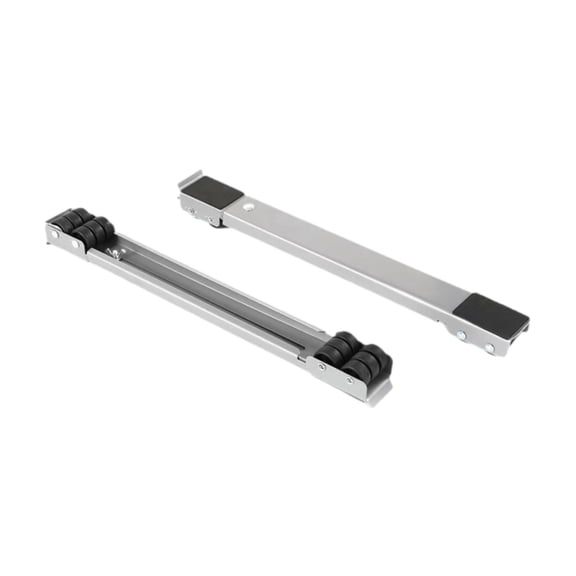 kowaku 2x Washer Dryer Fridge Mobile Rolling Base, Washing Machine Refrigerator Stand, Furniture Moving Roller Wheels for Sofa Dryer Gray