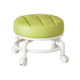 thumbnail image 1 of kowaku 360 degree Rotating Low Roller Seat Stool Lazy Housework Stool Round Kids Sturdy Lightweight Heavy Duty Pulley Low Stool for Salons Green, 1 of 9