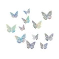 thumbnail image 1 of kowaku 3D Butterfly Wall Stickers Butterfly Decoration DIY Butterfly Wall Decals for Living Room Cake Decorating Flower Arrangements B, 1 of 9