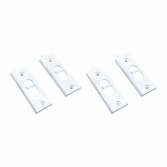 kowaku 4x4 Pieces Snap in Tilt Latch 2 Hole Easy to Install Sliding Window Tilt Latch S White 4 Pcs