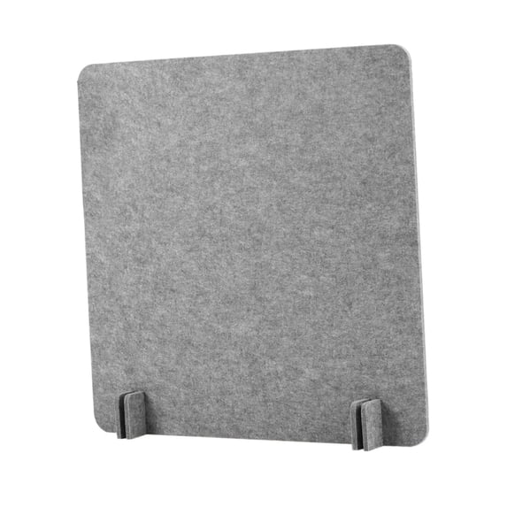 kowaku Acoustic Desk Divider Felt Soundproof Privacy Panel for Student Study Office Light Gray 40x40 cm