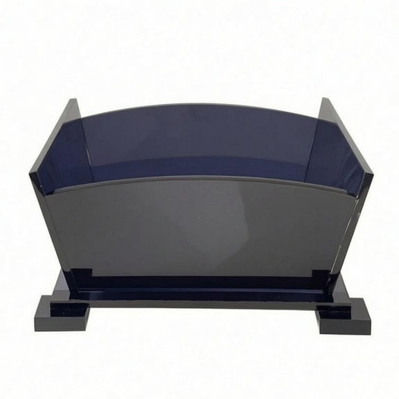 kowaku Acrylic Storage Box Translucent Angled-Sided Box Decorative Square Clear Container, as Shown