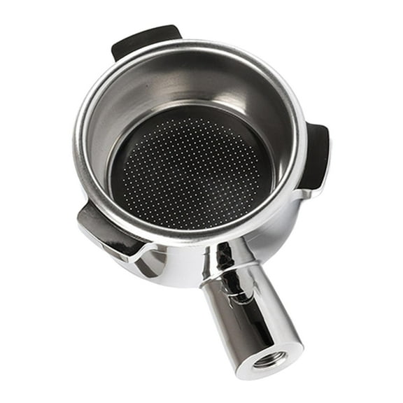 kowaku Bottomless Portafilter Head 304 Stainless Steel Replacement Coffee Machines Part Portafilter Head 54mm for Cafe Kitchen With Filter Basket