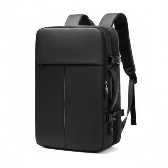 kowaku Business Backpack Multi Compartment Laptop Backpack Clean Contemporary Design Computer Bag for Men, Office, Black