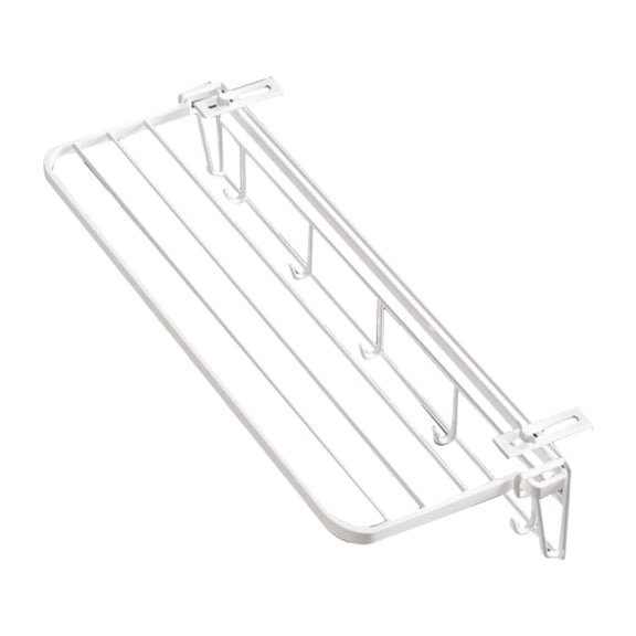 kowaku Clothes Drying Rack for Balcony Railing Windowsill Foldable Laundry Rack Hanging Towel Holder for Bathroom Hotel Laundry Room 45cm