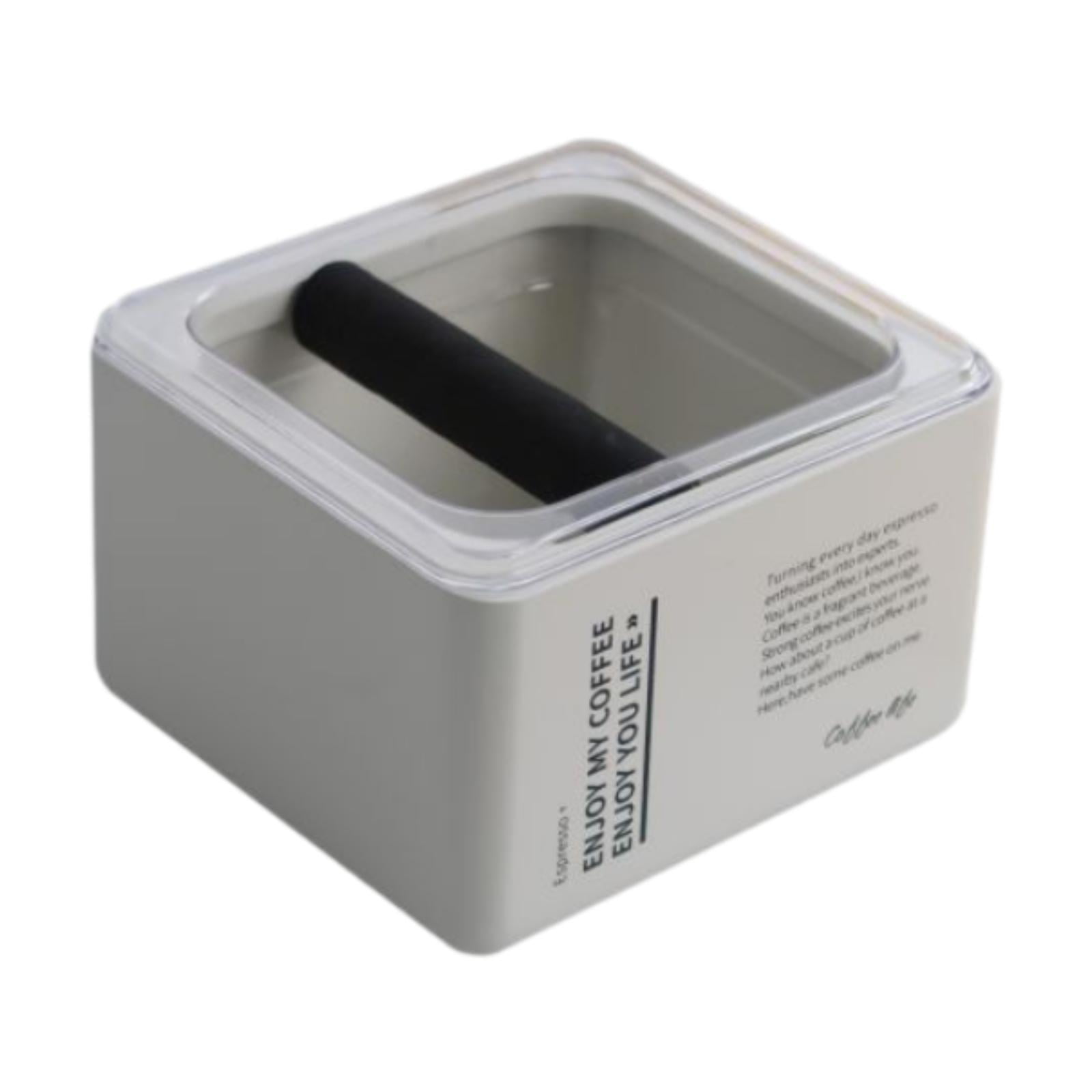 Knock Box Compact kowaku Coffee Knock Box Espresso Grounds Knock Box Compact Removable ...
