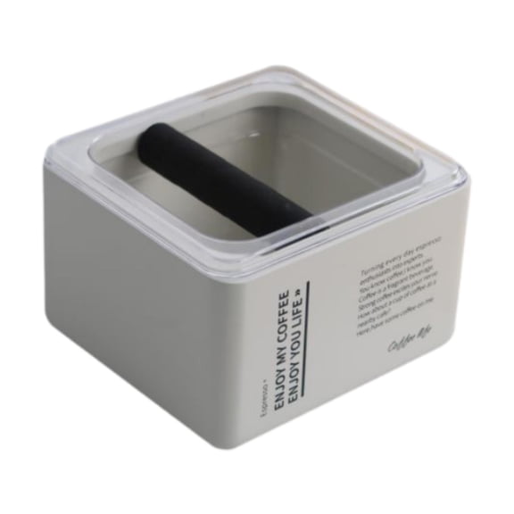 kowaku Coffee Knock Box Espresso Grounds Knock Box Compact Removable Espresso Bucket Espresso Dump Bin for Hotel Grounds S