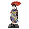 thumbnail image 1 of kowaku Collectible Figurine, Miniature Asian Statue, Traditional Japanese Kimono, Geisha Doll, Kabuki Doll for Desk, Wardrobe, Bedroom G, 1 of 9