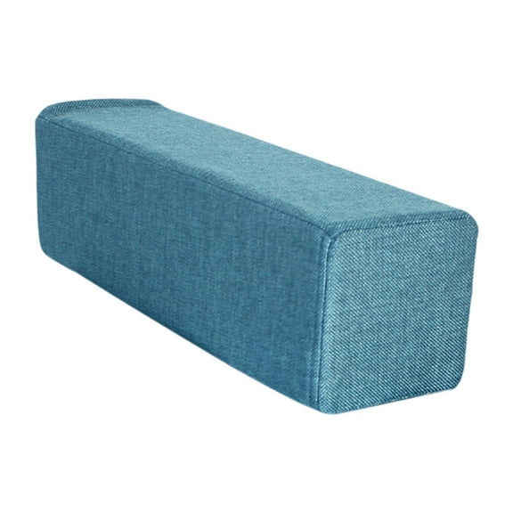 kowaku Couch Arm Rest Pillow Armrest Cushion Removable Cover Headboard Ergonomic High Density Foam Sofa Arm Rest Pillow for Armchair Blue