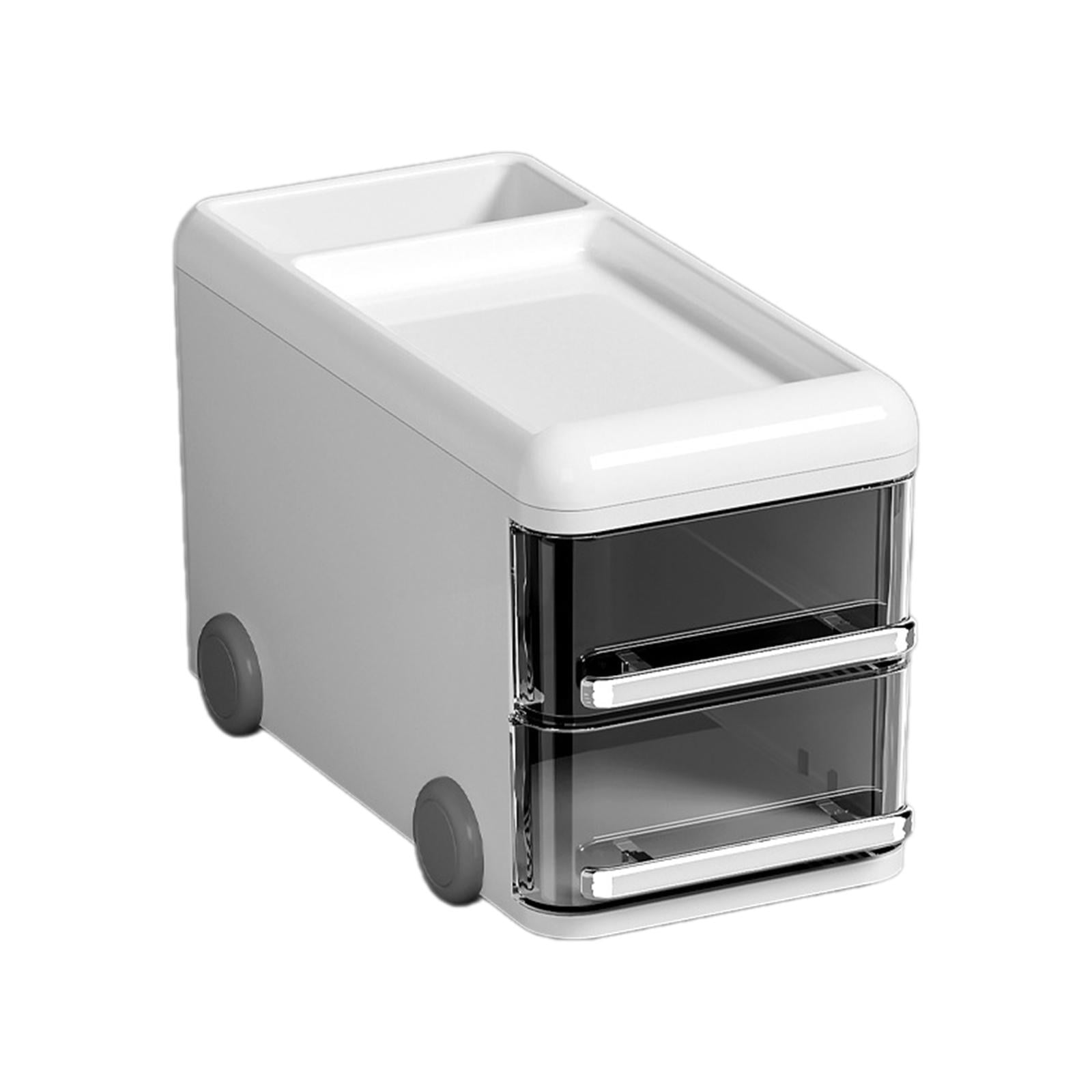 kowaku Desk Organizers Table Display Stand Car Shaped Office Tabletop Organization Versatile Accessories Storage Rack for Countertop White