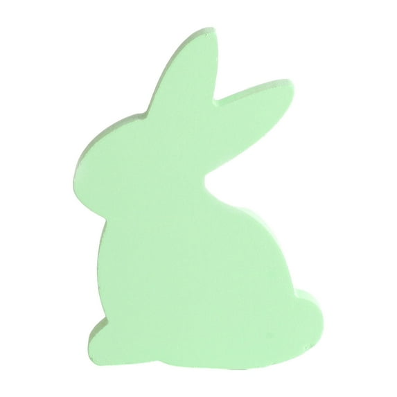 kowaku Easter Bunny Decorations Bunny Table Decor Party Rabbit Figurine Rabbit Sculpture for Indoor Housewarming Cabinet Office Desk Light Green