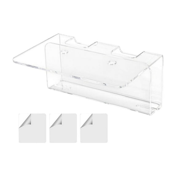 kowaku Electrical Toothbrush Holder Clothes Hanger with Cord Organizer Multi -purpose Wall Assembly Toothbrushes Organizer Warehouse Shelf for Home Dormitory Clear