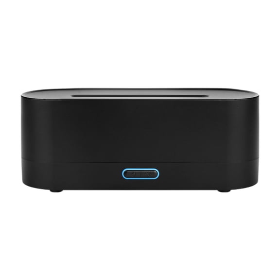 kowaku Essential Oil Diffuser Simulation Flame Effect for Bedroom Black