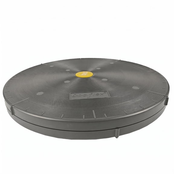 kowaku Exercise Stability Disc Grooved Surface Core Training Disc Fitness Equipment, No Resistance