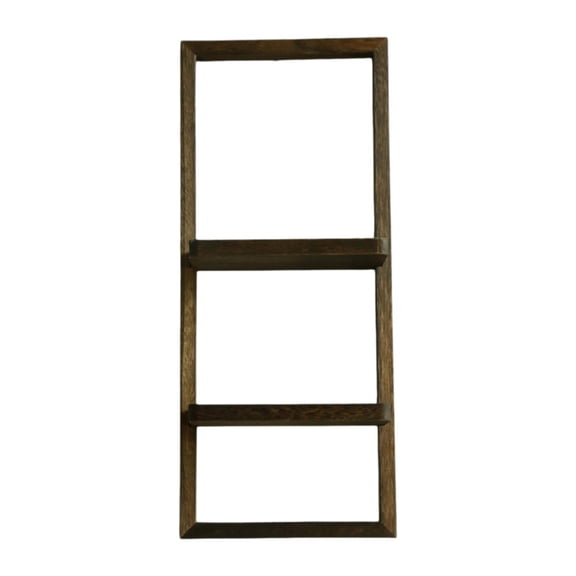 kowaku Floating Shelf Rustic Decor Easy Installation Wood for Bedroom Bathroom Dorm Brown