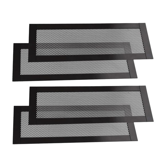 kowaku Floor Ventilation Grille Cover, Ventilation Grille, Ventilation Guard, Mesh PVC, Stable, Prevents Blockage of Ventilation for Home And Pet Households 4Pcs