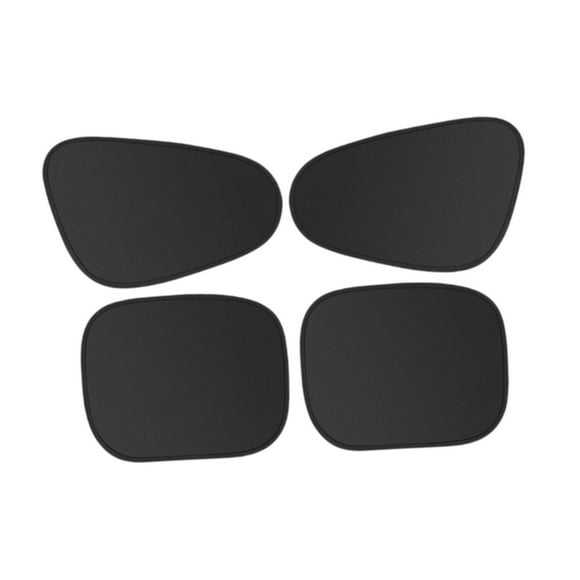 kowaku Generic Car Window Shades for Cars Shades Blackout Car Interior Decoration Static Cling for Travel Kids 4Pcs for Front Rear