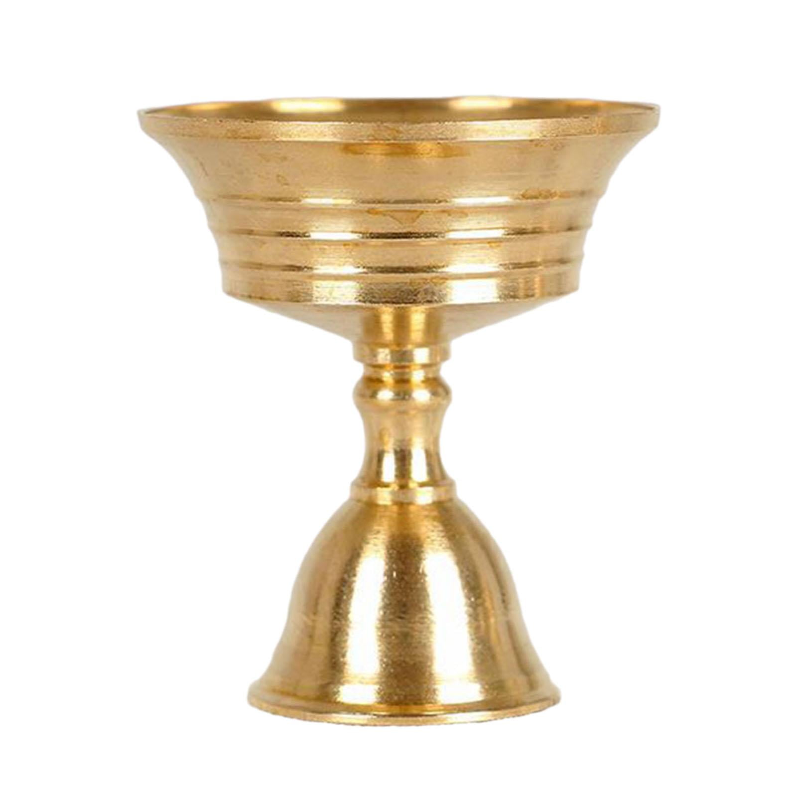 kowaku Ghee Lamp Butter Holder Copper Candelabra Tibetan Candle Holder