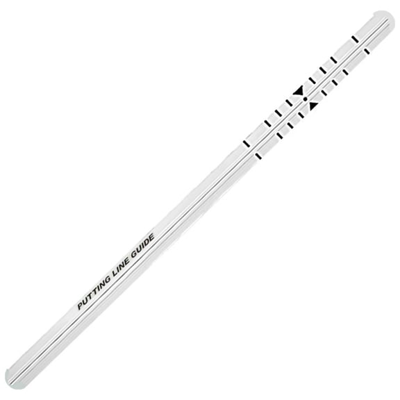 kowaku Golf Putting Guide Printed Text Putting Stroke Guide White and Black Golf Alignment Practice Tool for Indoor, Golf Putting Path