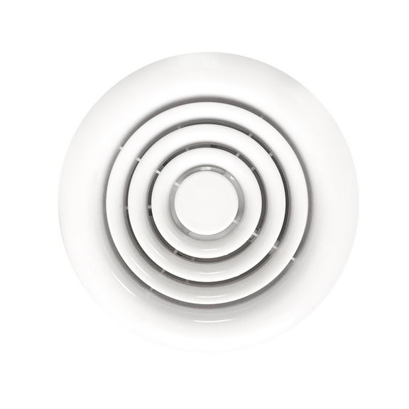 kowaku Grille Cover Vent Vent Fan Silent High Speed Practical Wall Mounted Round Air Vent Exhaust Fan for Laundry Room Garage Kitchen Bathroom
