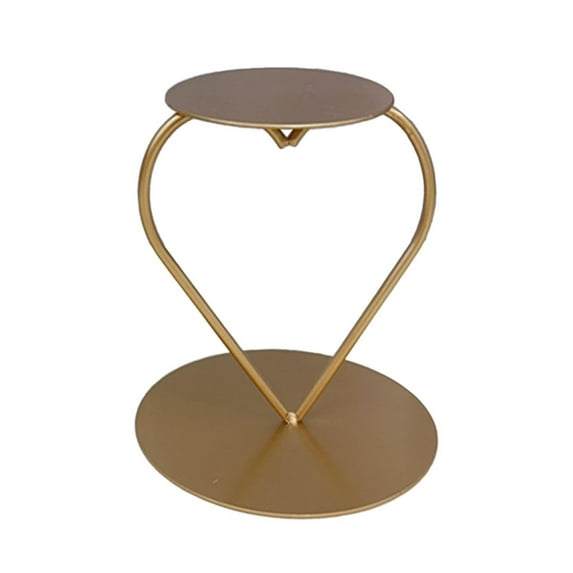 kowaku Heart Shaped Cake Separator Cake Spacer Creative Dessert Display Props Cake Stand for Wedding Living Room Tabletop Graduation Small