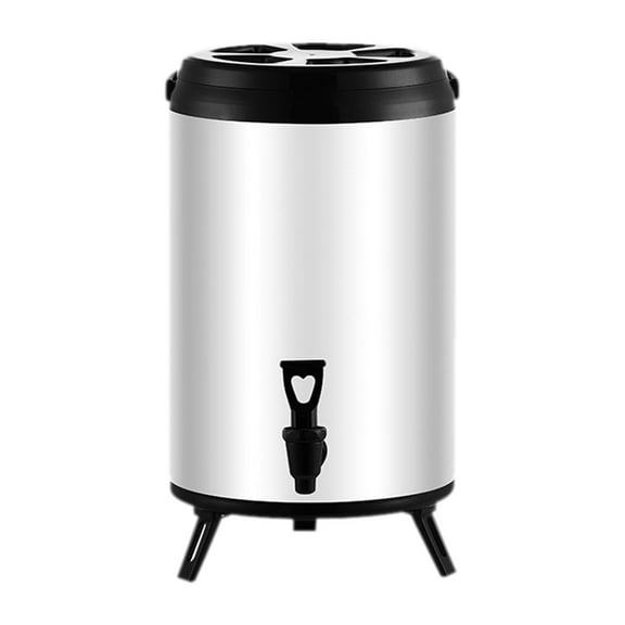 kowaku Hot and Cold Beverage Dispenser Milk Pail Heat Preservation Juice Bucket Insulated Barrel for Porridge Soup Party Camping BBQ 18L