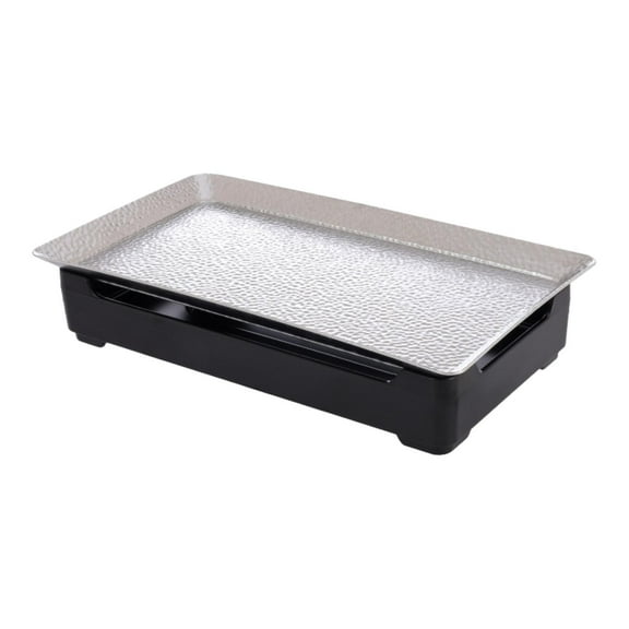 kowaku Japanese Barbecue Grill Food Warmer Multipurpose Stainless Steel Chafing Dish Tabletop Grill for Banquet Events Party Kitchen 33cmx18cm