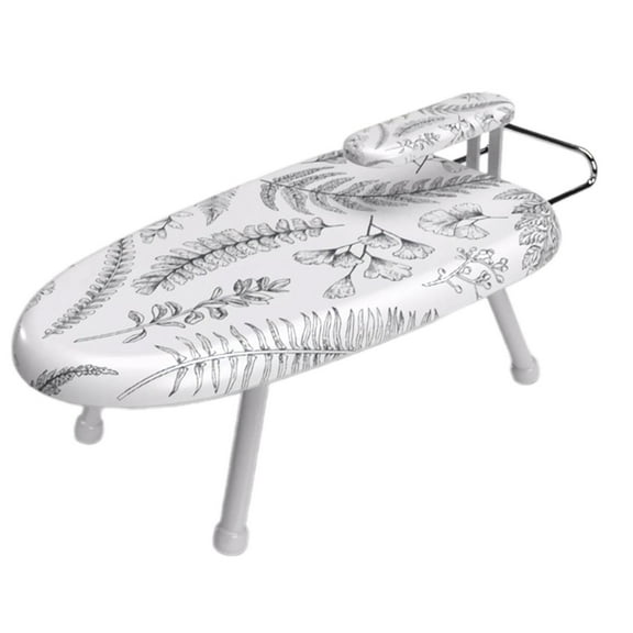 kowaku Mini Ironing Board Foldable Ironing Table Non Slip Heavy Duty Tabletop Ironing Board Small Iron Board for Apartment Dorm Home D