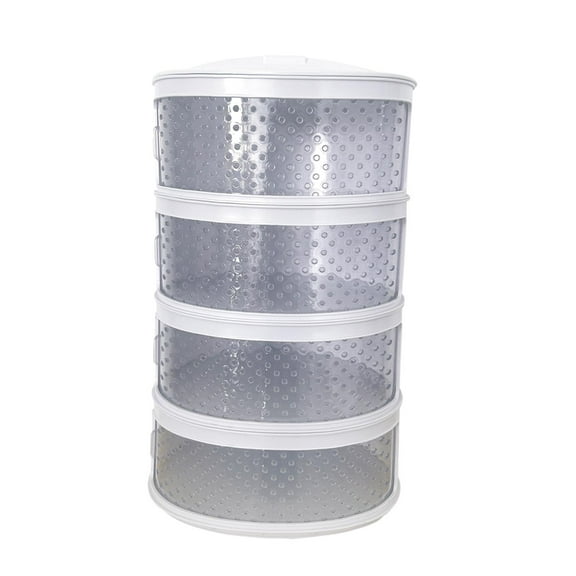 kowaku Multi Layer Food Cover Plates Bowls Dish Cover Multipurpose Reusable Food Protection Net for Household Restaurant BBQ Kitchen 4 Layers