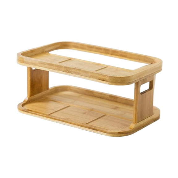 kowaku Oil Bottle Rack Oil Bottles Holder Stand Display Wood Kitchen Condiment Organization Versatile Kitchen Supplies Storage Stand