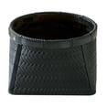 thumbnail image 1 of kowaku PP Woven Fruit Basket Food Serving Basket Durable Hand Woven Kitchen Organizer for Outdoor Picnic Vegetables Desktop Home Black, 1 of 9
