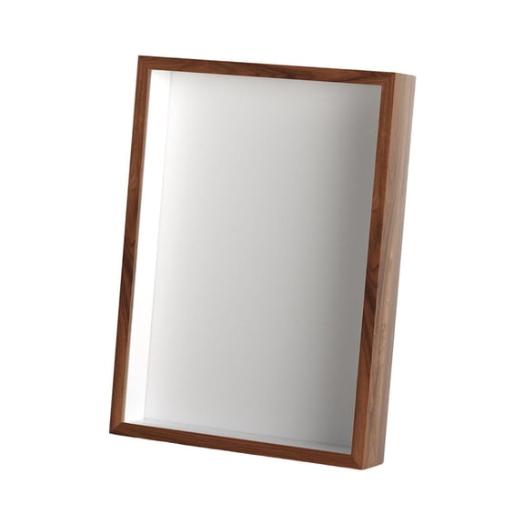 kowaku Photo Frame Shadow Box Wooden Display Box Rectangle Frame Glass Cover Memory Case Suitable for Tabletop Wall Bedroom Living Room Office Home Caf Decoration 6inch