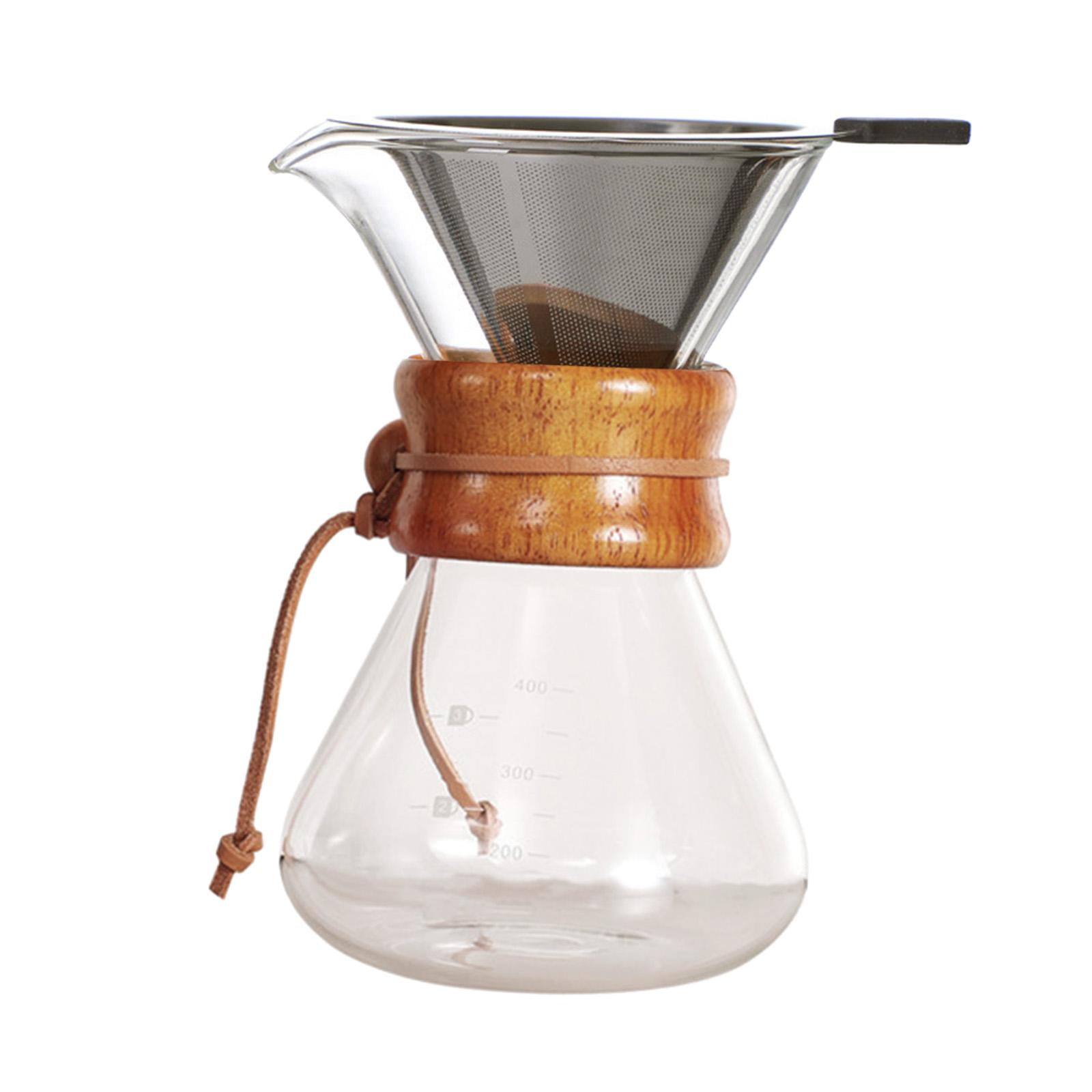 kowaku Pour Over Coffee Maker Coffee Pot with Scale Glass Coffee Pot ...