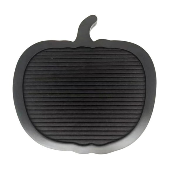 kowaku Pumpkin Shaped Letter Board Felt Message Bulletin Board for Party Home Decor black