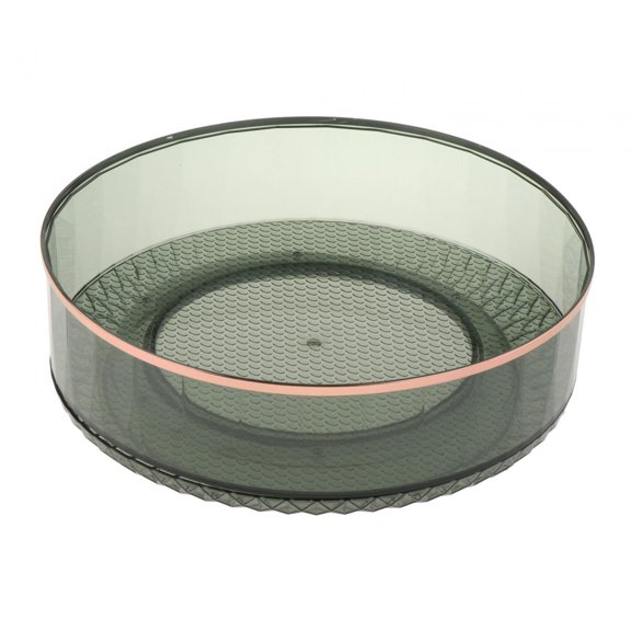 kowaku Rotating Turntable Organizer, Cosmetic Makeup Organizer, Storage Tray Spice Rack for Desk Kitchen Cupboard Countertop Wedding green