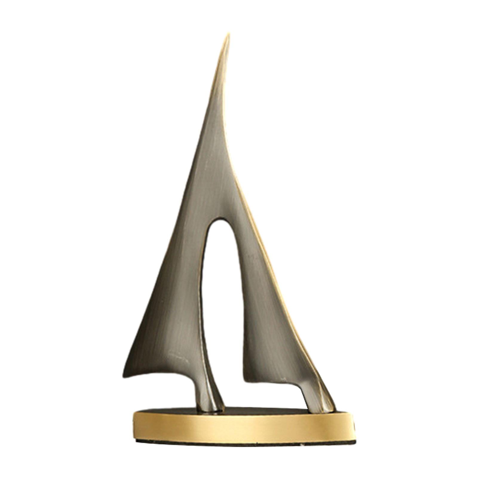 kowaku Sailing Boat Statue Copper Ornament Art Collectable Decorative Creative Decoration