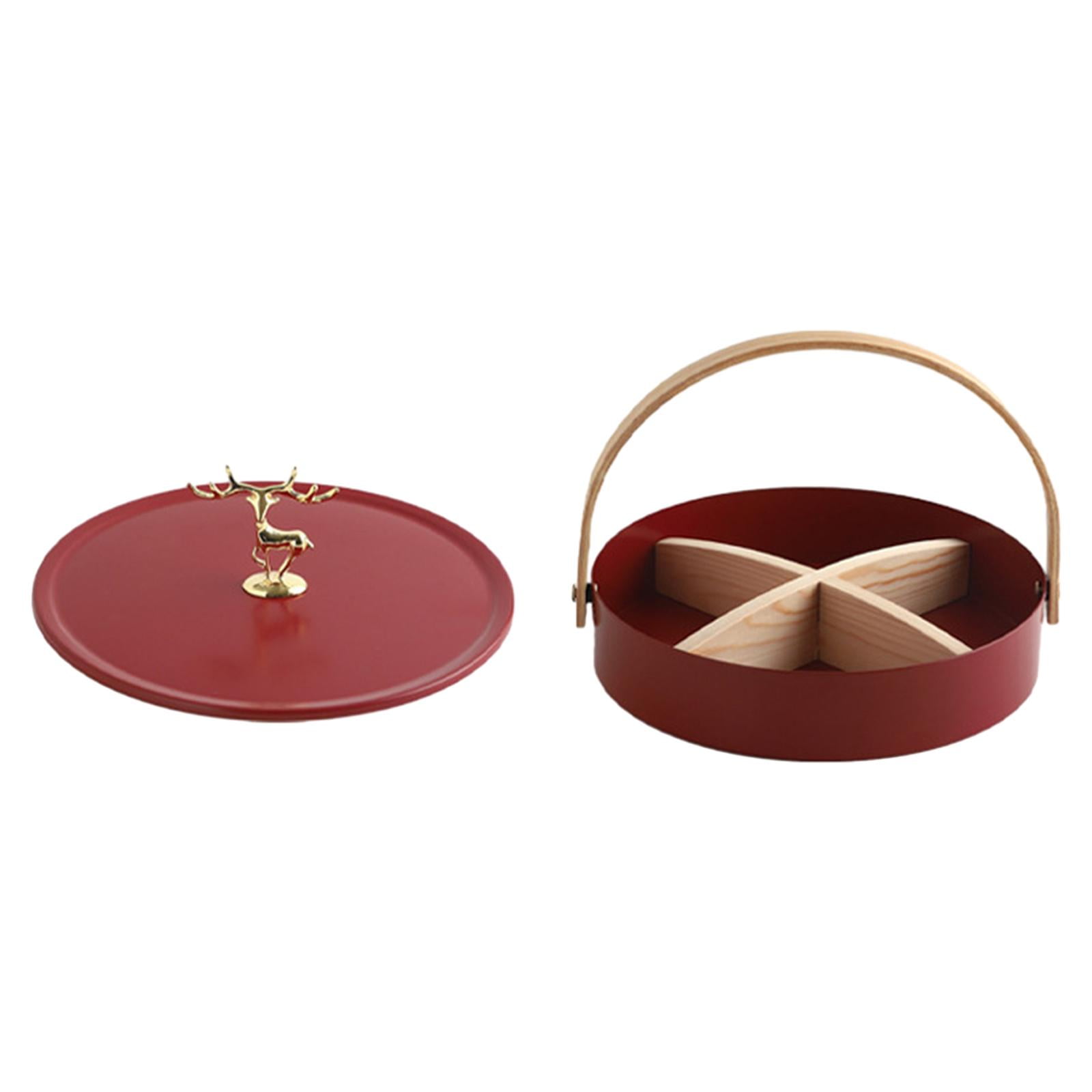 kowaku Serving Tray Dried Nuts Platter Classified Storage Versatile