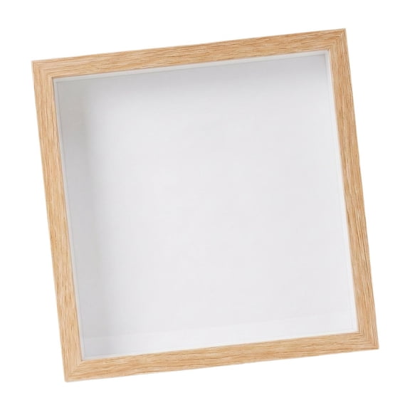 kowaku Shadow Box Picture Frame Memory Boxes Top Loading Display Case for Movie Sporting Events Concert Stub Family Memory Tickets 20x20cm