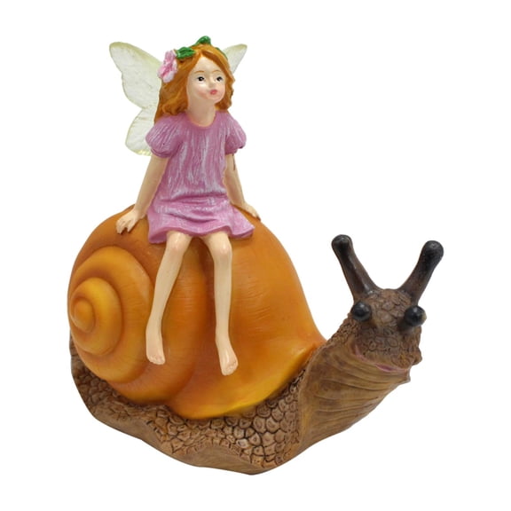 kowaku Snails Statue Resin Figurine Decorative,Collectible Birthday Gift Ornament,Garden Sculpture for Yard Patio Bonsai