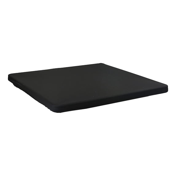 kowaku Square Table Cover Stretchable Elastic Tablecloth for Dinner Party End Table Black