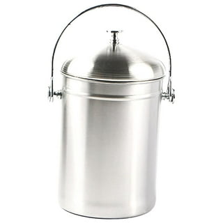 Stainless Steel Compost Pail – THE GOOD FILL